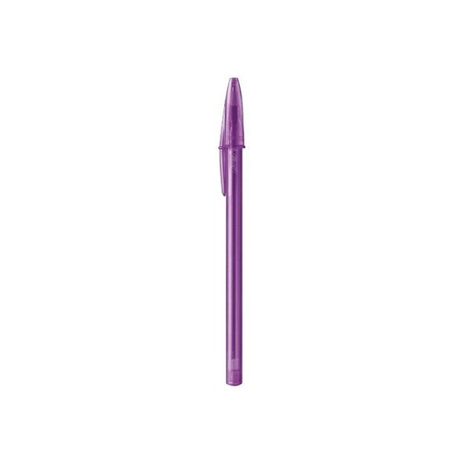 [3086123462403] STYLO À BILLE CRISTAL FASHION BIC VIOLET