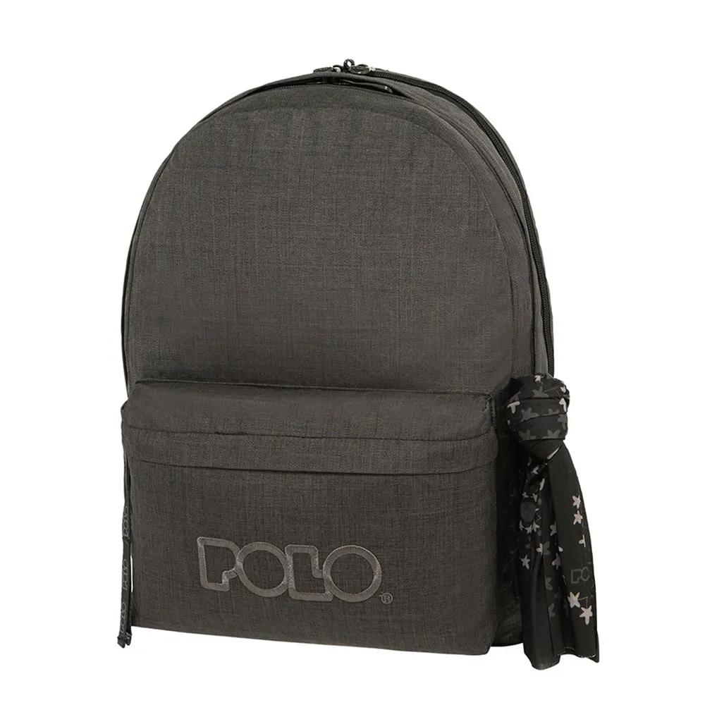 [5201927118914] SAC À DOS POLO DOUBLE+SCARF GRIS 22