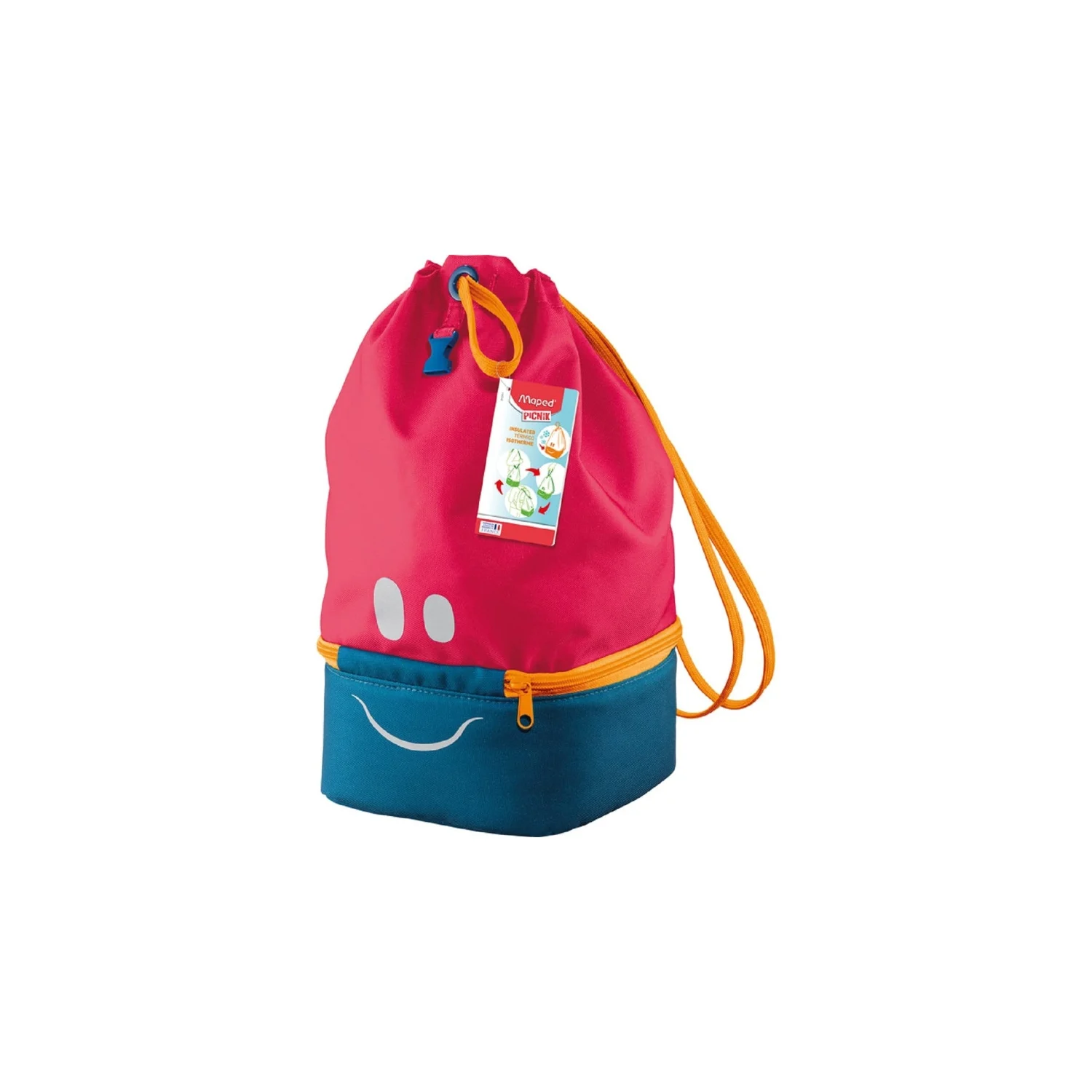 [3154148723011] SAC À DEJEUNER PICNIK ISOTHERME ROUGE MAPED