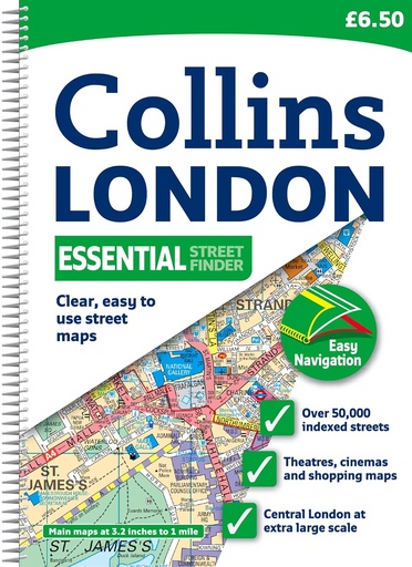 [9780007317882] COLLINS LONDON ESSENTIAL STREET ATLAS