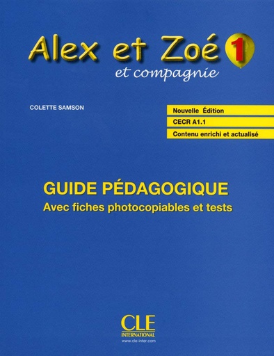 [9782090383324] ALEX & ZOE 1 GUIDE PEDAGOGIQUE (N.E)