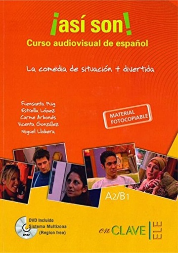 [9788416108336] ASI SON! CURSO AUDIOVISUAL DE ESPANOL A2-B1 LIBRO+ DVD