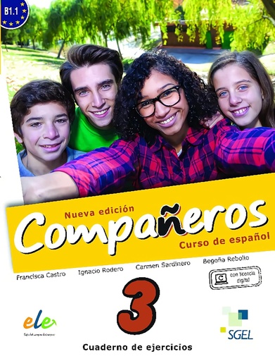 [9788497789127] COMPANEROS 3 CUADERNO DE EJERCICIOS (N.E)