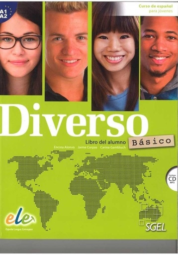 [9788497788236] DIVERSO BASICO A1-A2 LIBRO DEL ALUMNO+CD