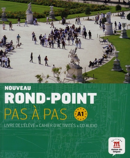 [9788484436652] NOUVEAU ROND-POINT PAS À PAS (A1) LIVRE+CAHIER D'ACTIVITES & CD