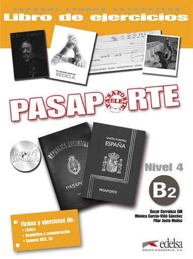[9788477114420] PASAPORTE B2 CUADERNO DE EJERCICIOS+CD