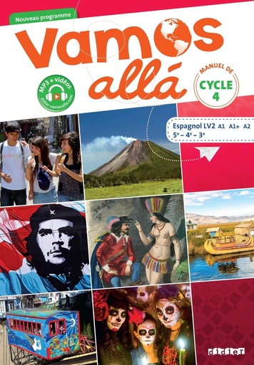 [9782278088980] VAMOS ALLA 5È, 4E, 3ÈME LV2 MANUEL+ MP3 (ED 2017)