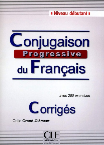 [9782090381535] CONJUGAISON PROGRESSIVE DU FRANÇAIS DEBUTANT CORRIGES (2ÈME ED)