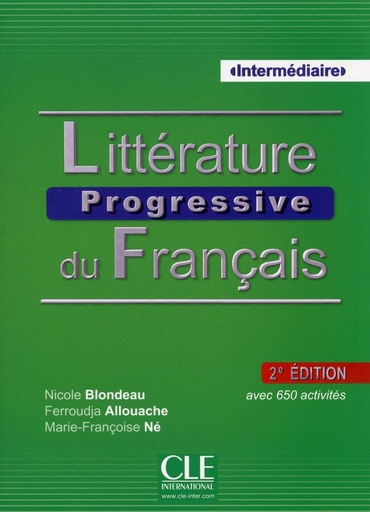 [9782090381474] LITTERATURE PROGRESSIVE DU FRANÇAIS INTERM LIVRE+ CD (2ÈM ED)