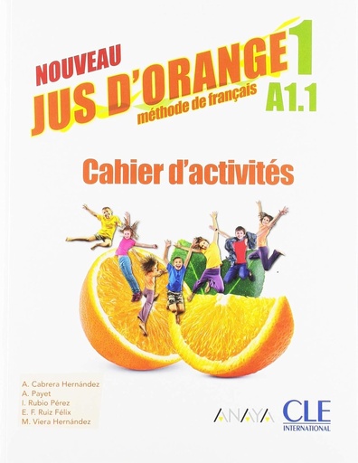 [9788469857656] NOUVEAU JUS D'ORANGE 1 CAHIER D'ACTIVITES
