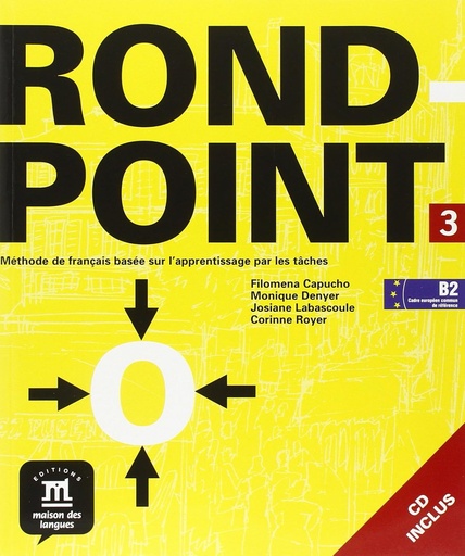 [9788484433897] ROND-POINT 3 LIVRE DE L'ELÈVE+CD