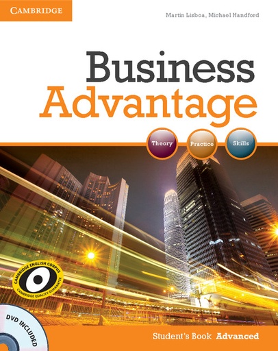 [9780521181846] BUSINESS ADVANTAGE ADVANCED SBK +DVD