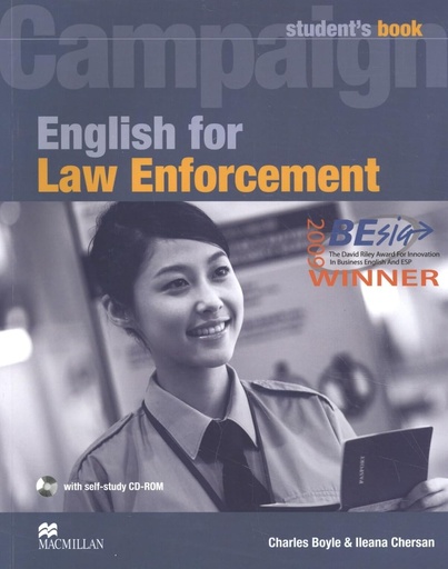 [9780230732582] ENGLISH FOR LAW ENFORCEMENT SBK+CD-ROM
