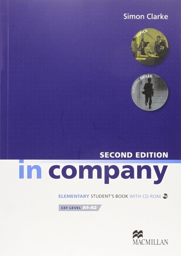 [9780230717091] IN COMPANY ELEMENTARY SBK+CD-ROM (2ND ED)