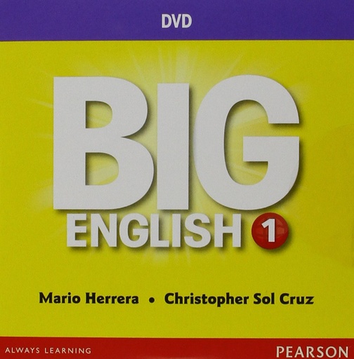 [9780133044850] BIG ENGLISH 1 DVD (US ED)
