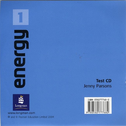 [0582777682] ENERGY 1 TEST AUDIO CD