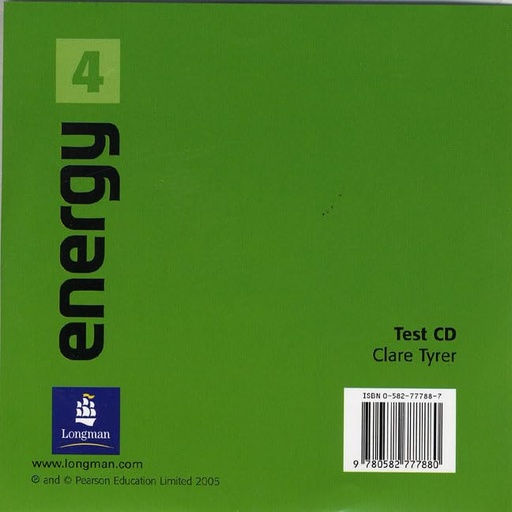 [0582777887] ENERGY 4 TEST AUDIO CD