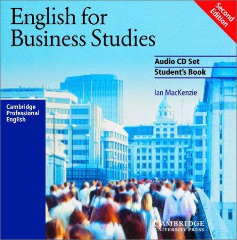 [9780521752886] ENGLISH FOR BUSINESS STUDIES AUDIO CDS (2)