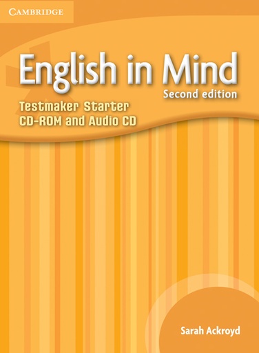 [9780521172868] ENGLISH IN MIND STARTER TESTMAKER AUDIO CD & CD-ROM (2ND ED)
