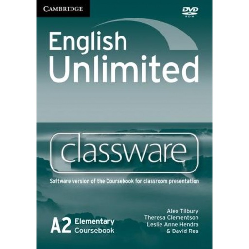[9780521157216] ENGLISH UNLIMITED ELEMENTARY CLASSWARE DVD-ROM