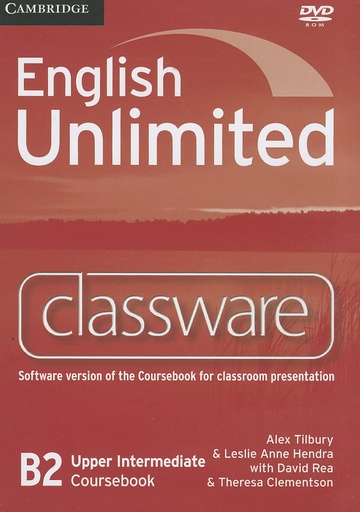 [9780521188418] ENGLISH UNLIMITED UPPER-INTERMEDIATE CLASSWARE DVD-ROM
