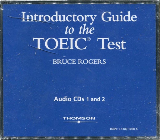 [141301058X] INTRODUCTORY GUIDE TO THE TOEIC TEST AUDIO CD